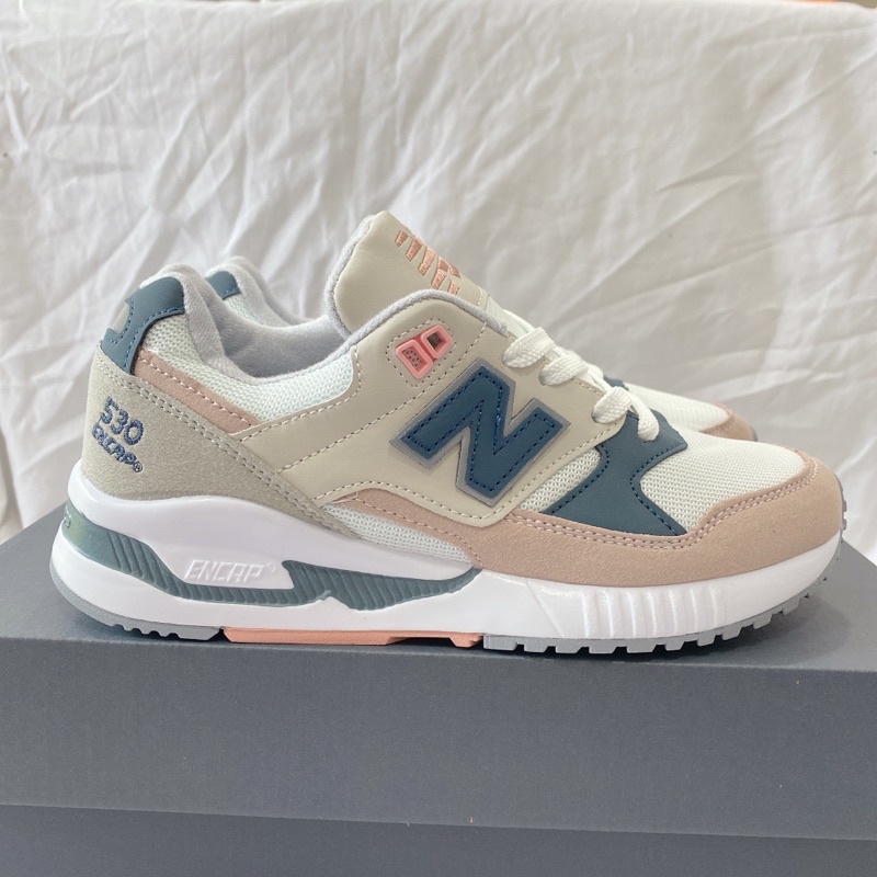 giày newbalance 530 xám xanh hồng mới