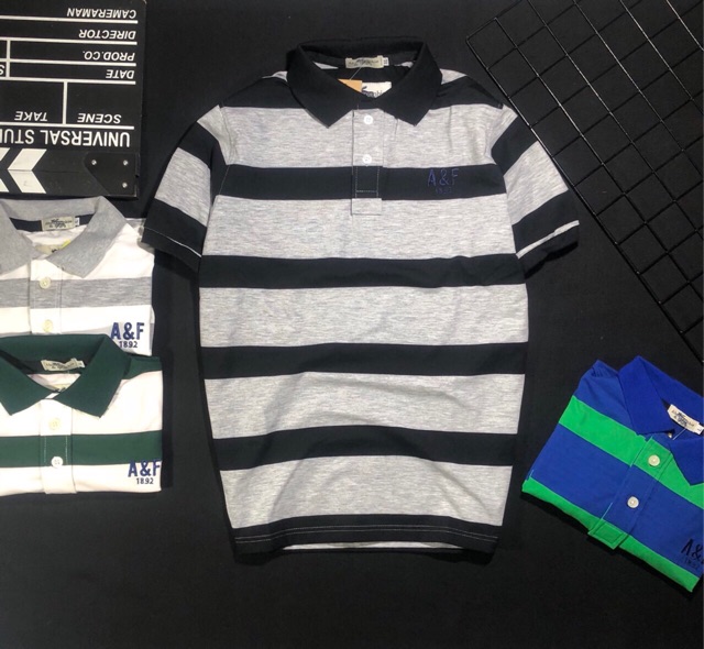 Áo thun nam cổ bẻ A&F
