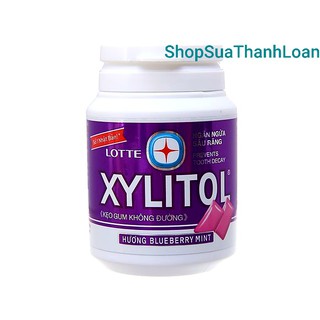 Kẹo Cao Su Xylitol Blueberry 58G