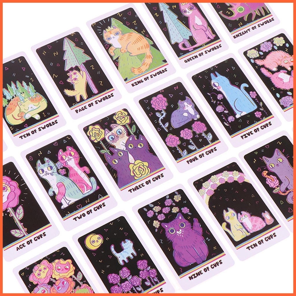 Bộ Bài Tarot Cat Tarot Of Pagan Chuyên Dụng Cho Người Mới Bắt Đầu