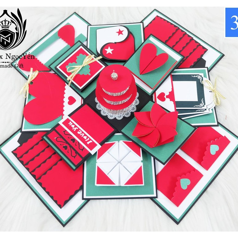 HỘP QUÀ TẶNG LOVE BOX ( FREE SHIP+ FREE IN ẢNH)