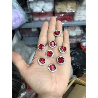 Hạt đá đính kết áo dài , đầm dạ hội làm đồ handmade size 16mm