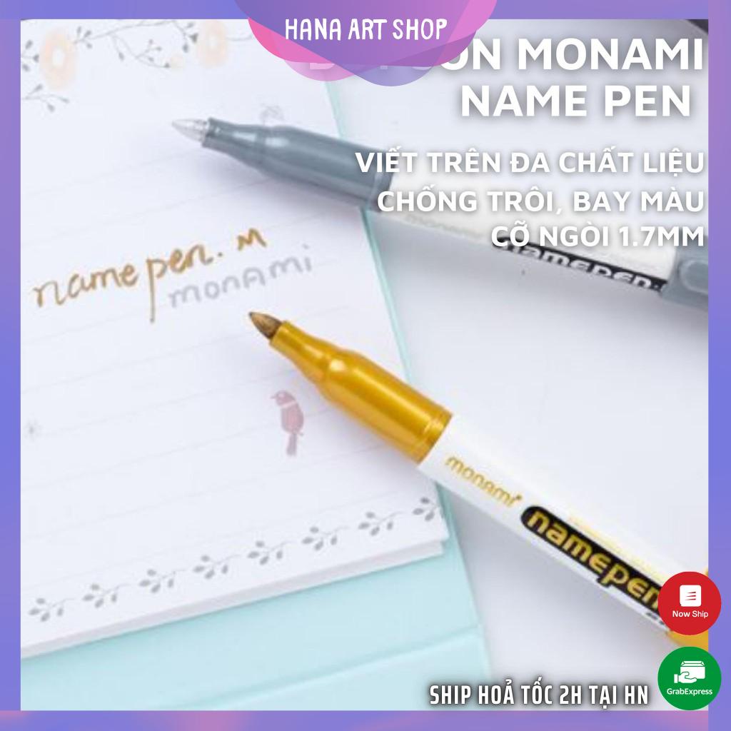 Bút sơn Monami Name Pen- Viết trên đa chất liệu - Không trôi màu