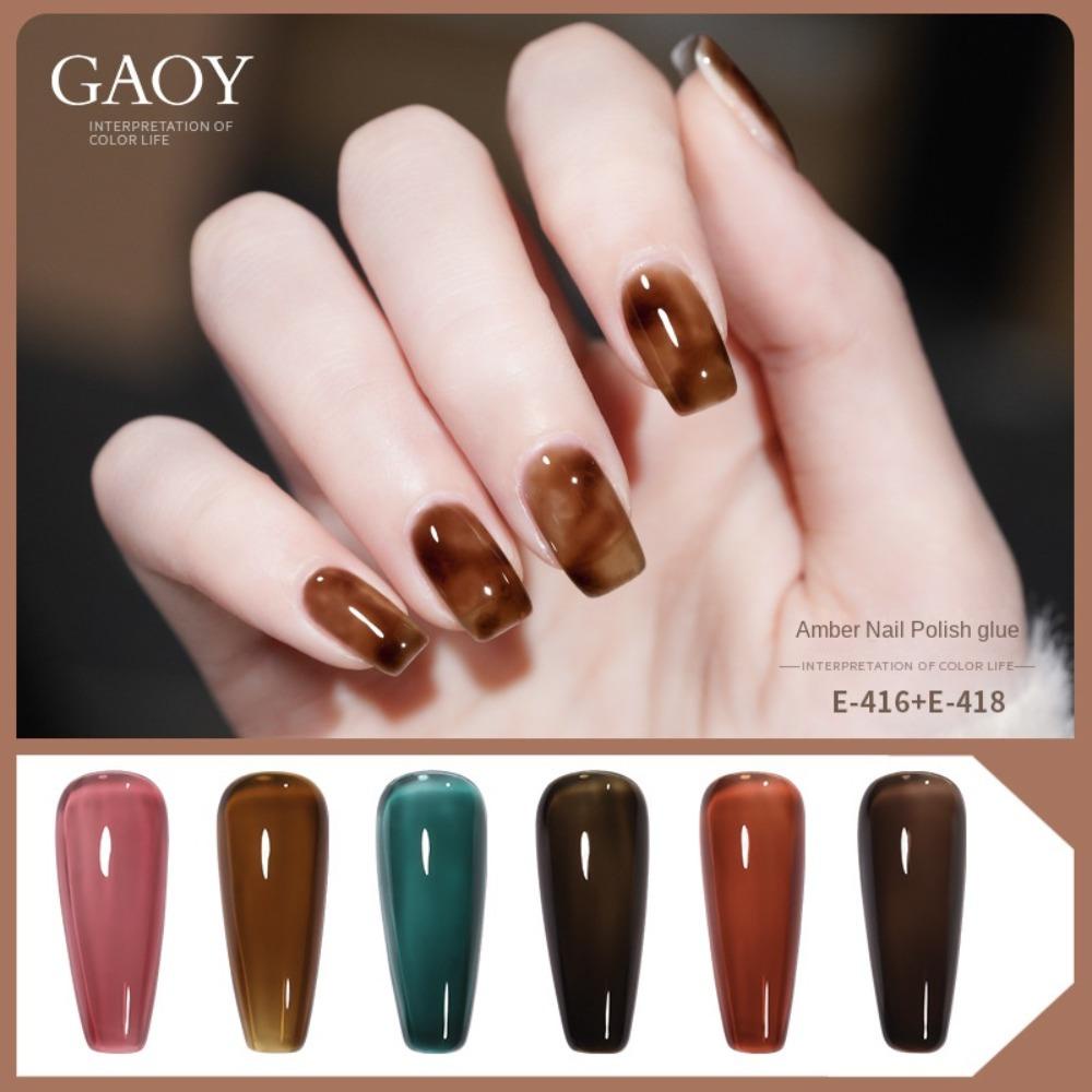 Sơn Móng Tay Gel Màu Caramel 7.3ml Kính