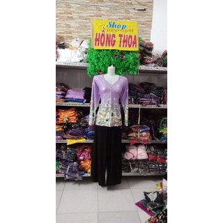 Áo Bà 3in hoa ly 4d không kèm quần