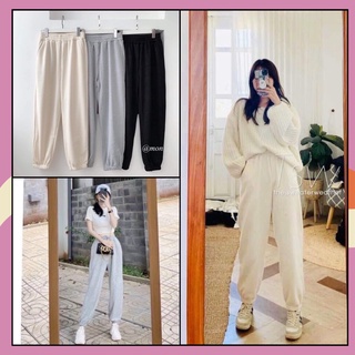 Quần Jogger nữ chun ông rộng , chất bo tăm,Quần bom nữ chun ống rộng
