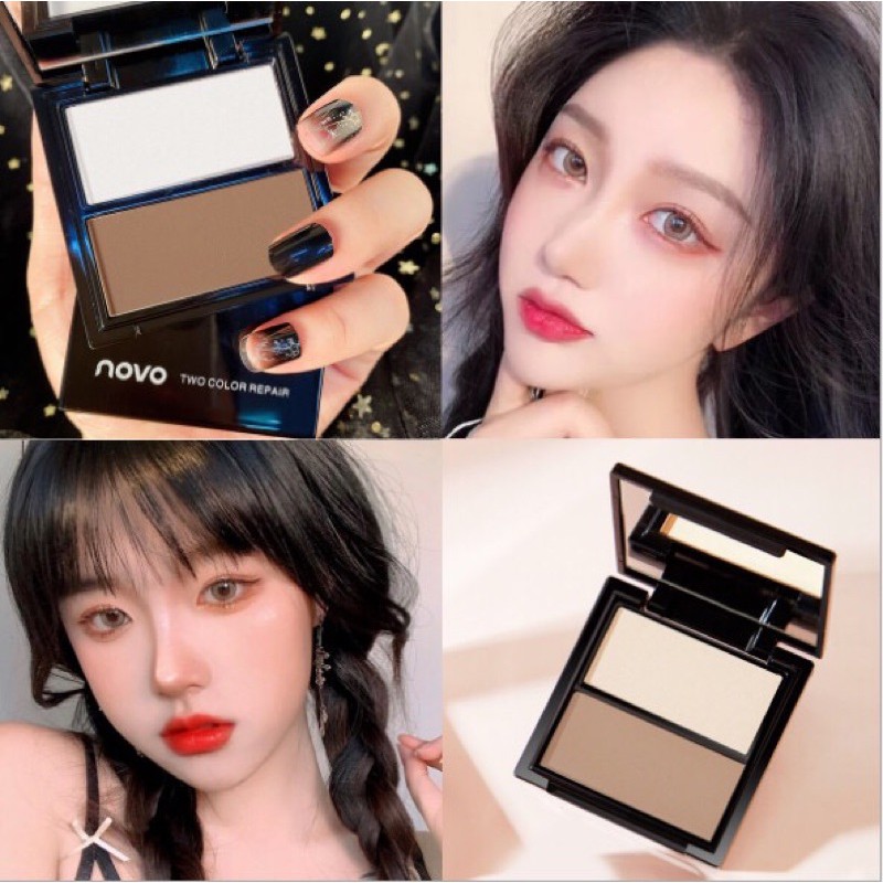 Phấn tạo khối 2 màu NOVO siêu HOT 2021 Buôn sỉ (D10) | BigBuy360 - bigbuy360.vn