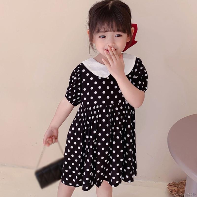 Nữ sinh cá nhân Hàn Quốc váy búp bê Polka Dot.