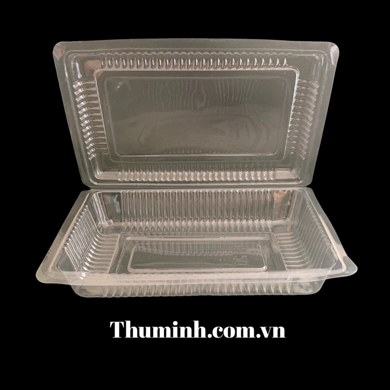 Hộp Nhựa H50 Đựng Bánh Bông Lan Kích Thước 17x10x4cm