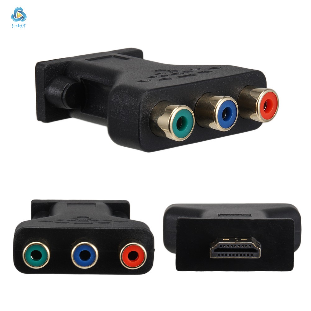 HDMI to 3 RCA Video Audio Converter Head AV Adapter Female Head 5ft/1.5m