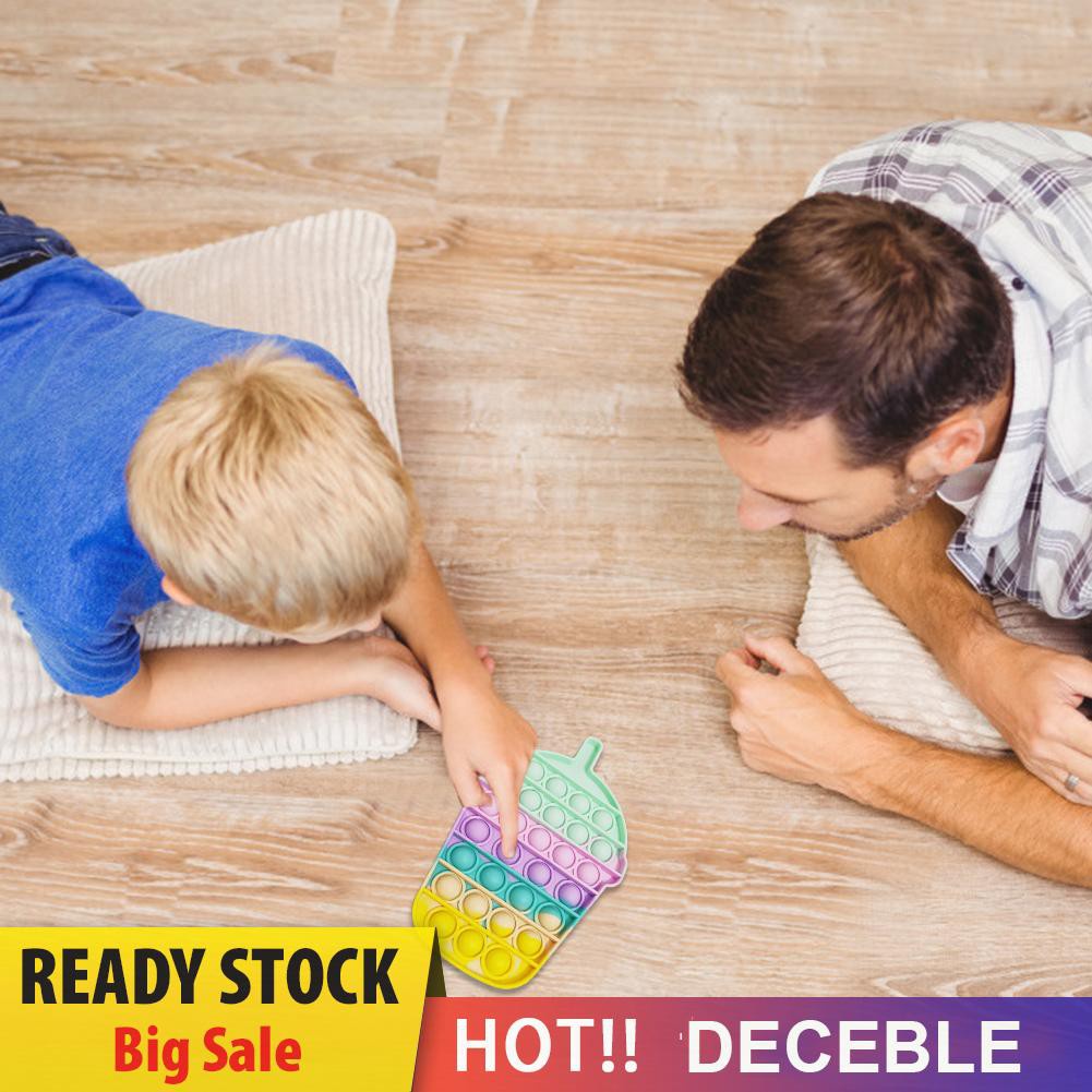 Pop It Fidget Đồ chơi Silicone Drink Cup Push Bubble Sensory Đồ chơi Anti Stress Fidget Đồ chơis Rainbow