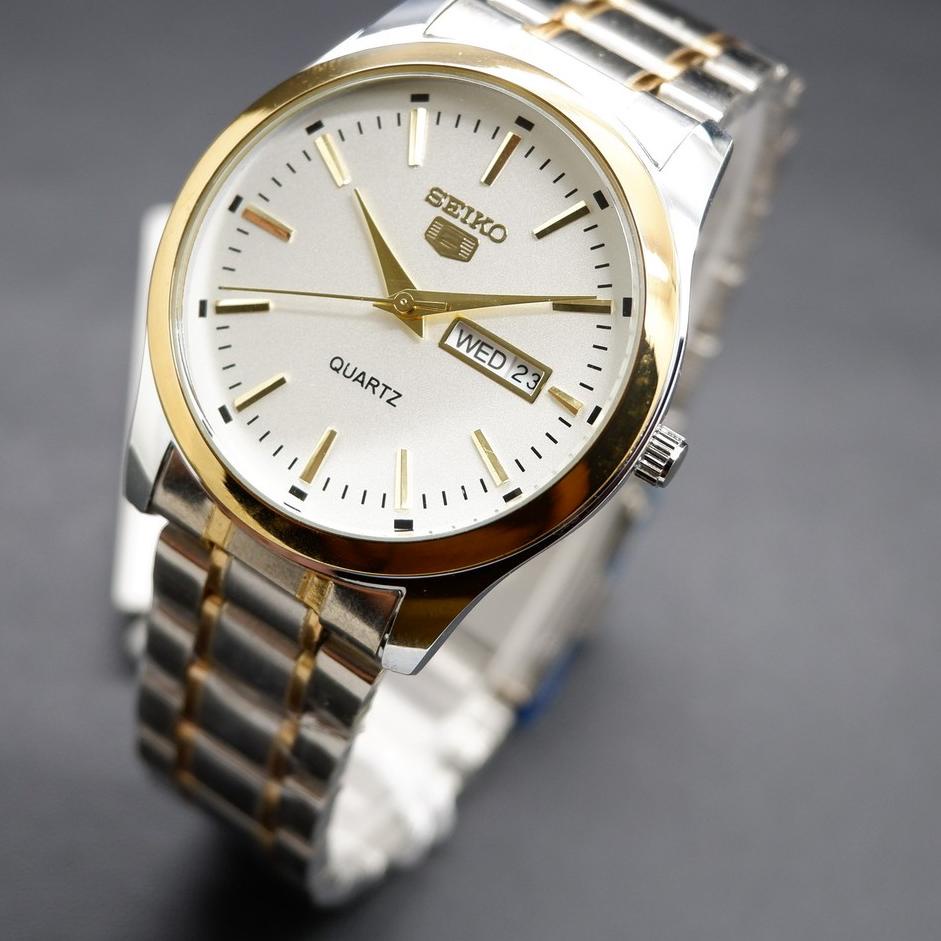 Đồng Hồ Nam Pmr Seiko 5 Combi Dây Xích ☠➠ Giá Tiền Được Yêu Thích Trên Nước Anh-
