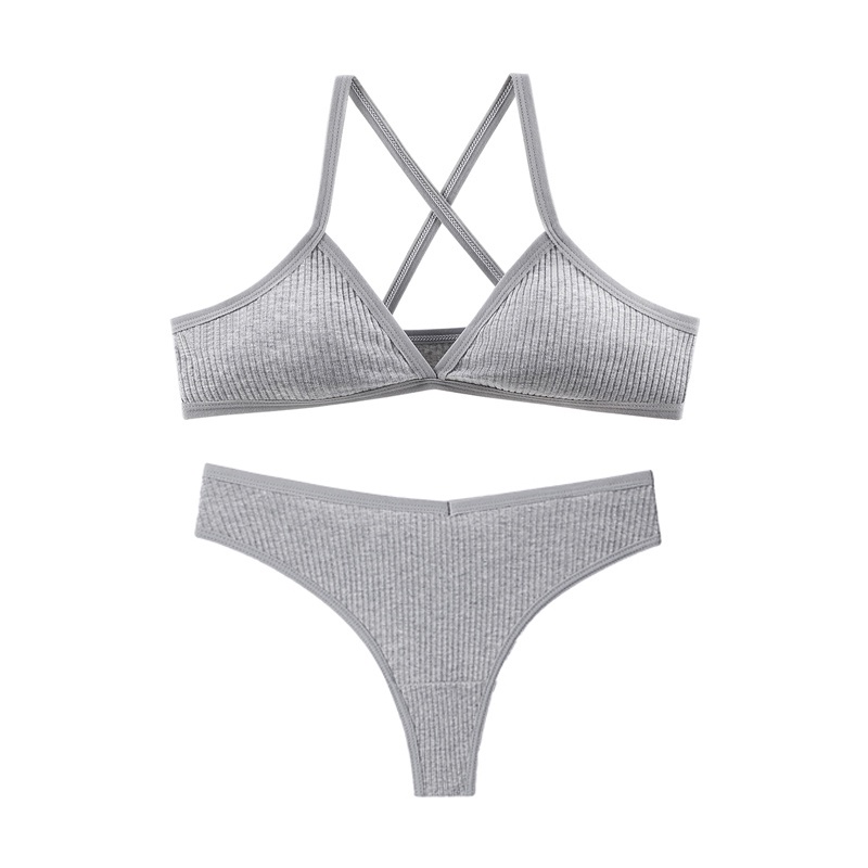 Set đồ lót ECMLN 2 mảnh gồm áo ngực + quần lót thời trang quyến rũ cho nữ