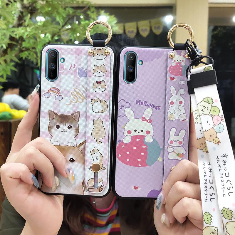 Ốp điện thoại silicon họa tiết hoạt hình xinh xắn cho Oppo Realme C3 / C3I