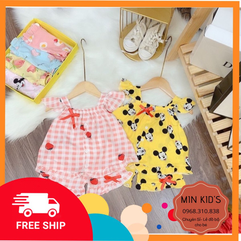 Combo bộ lanh lụa cánh tiên cho bé