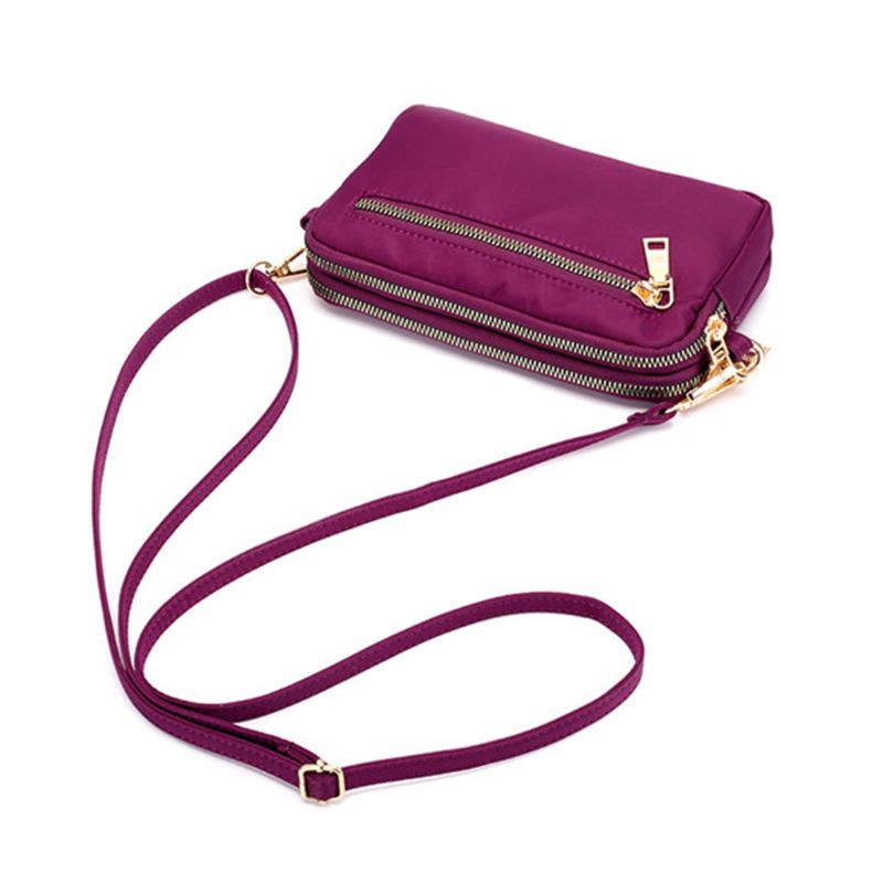 Túi Đeo Chéo Vai Bằng Da Pu Nylon Chống Thấm Nước