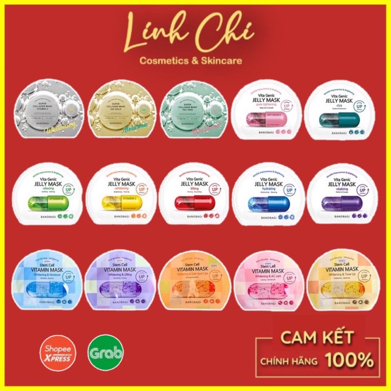 Mặt Nạ Vita Genic Jelly Mask BANOBAGI Bổ Sung Vitamin