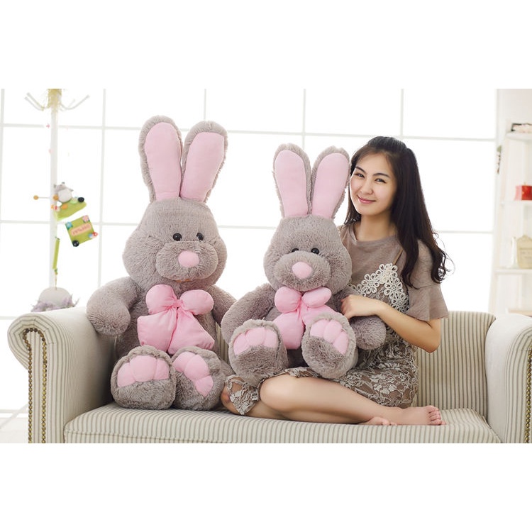 Thỏ Nhồi Bông 100cm Thiết Kế Dễ Thương Dùng Làm Quà Tặng