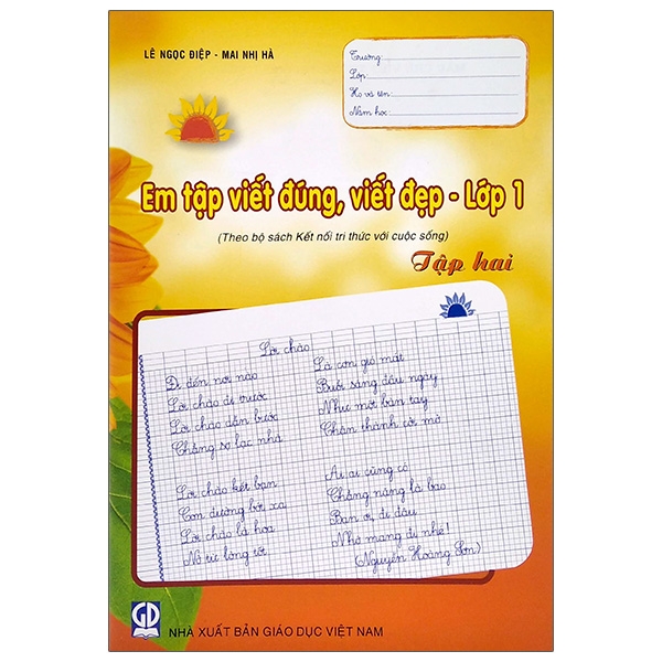Sách Em Tập Viết Đúng Viết Đẹp Lớp 1 - Tập 2 (Theo Bộ Kết Nối Tri Thức Với Cuộc Sống)