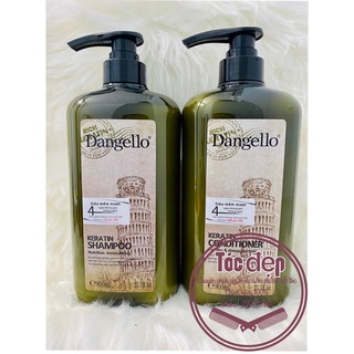 Cặp dầu gội & dầu xả dangello 800ml/chai