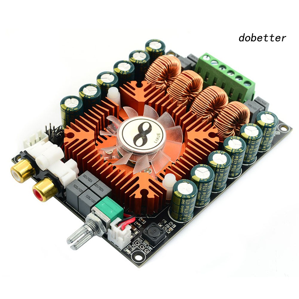 Bảng mạch khuếch đại âm thanh hifi 2.0 kênh dh_tda7498e btl class-d