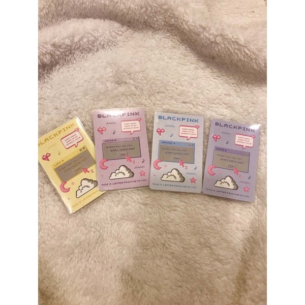 Card Decor kit Blackpink Jisoo Jennie Lisa Rosé chính hãng