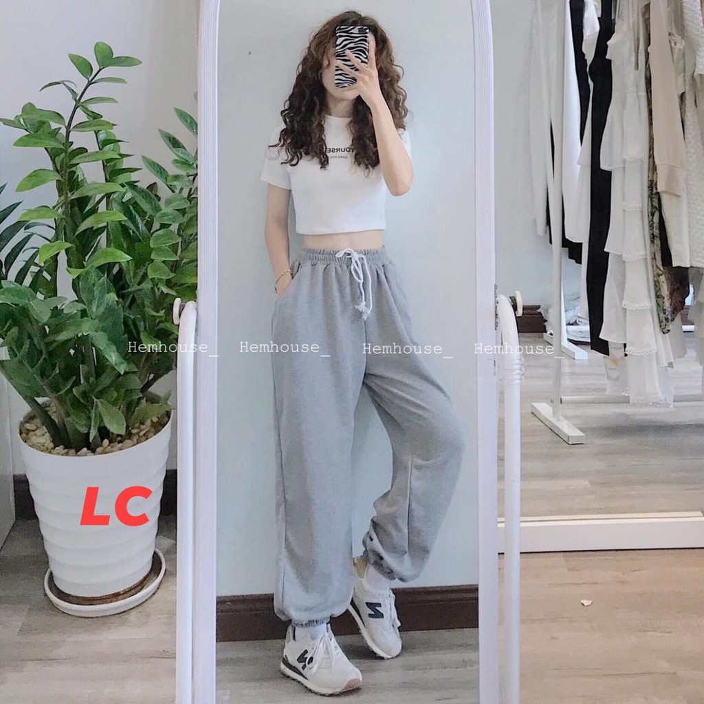 [Mã FAMAYWA giảm 10K đơn 50K] Quần jogger nữ ống rộng bo chun WEFA phong cách Ulzzang Unisex SIÊU HOT QN02 | BigBuy360 - bigbuy360.vn