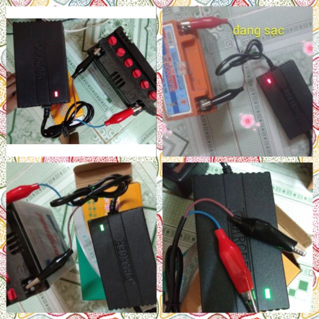 Sạc ắc quy 12v tự ngắt khi đầy bình