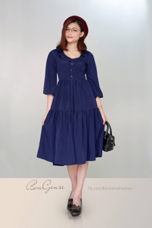 Đầm dạo phố vintage
