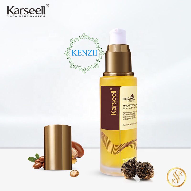 TINH DẦU KARSEELL MACA OIL PHỤC HỒI DƯỠNG BÓNG TÓC CHỐNG CHẺ NGỌN 50ML - KENZII HAIR