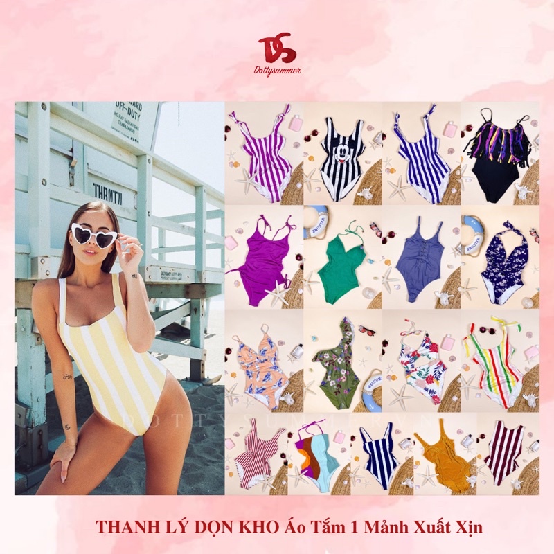 Nhiều Mẫu/Size - Áo Tắm 1 Mảnh Bơi Xuất Khẩu
