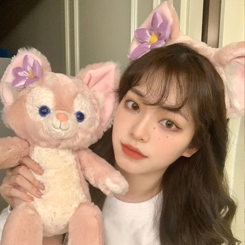 Băng đô hình búp bê Lingna Belle nhồi bông dễ thương