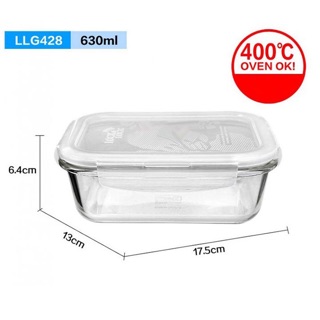 Thố Thủy Tinh chịu nhiệt Lock&Lock 630ml hàng loại B