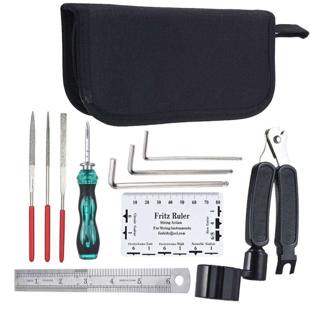 CHOOKEY Bộ 11 Dụng Cụ Sửa Chữa Đàn Guitar Chuyên Nghiệp