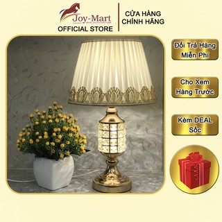 Đèn Ngủ Để Bàn ♥️JOYMART♥️ Đèn Bàn Thân Pha Lê 2 Chế Độ Sáng Trang Trí Phòng Khách MB8803