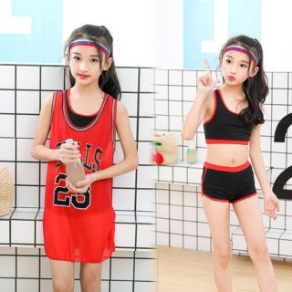 Set bikini trẻ em, đồ bơi bé gái, áo tắm bé gái, bikini 3 mảnh nữ