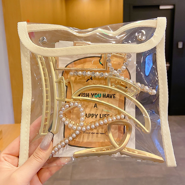 Kẹp tóc kẹp kim loại giả ngọc trai phong cách mới kiểu Hàn Quốc bán chạy nhất phụ kiện kẹp tóc