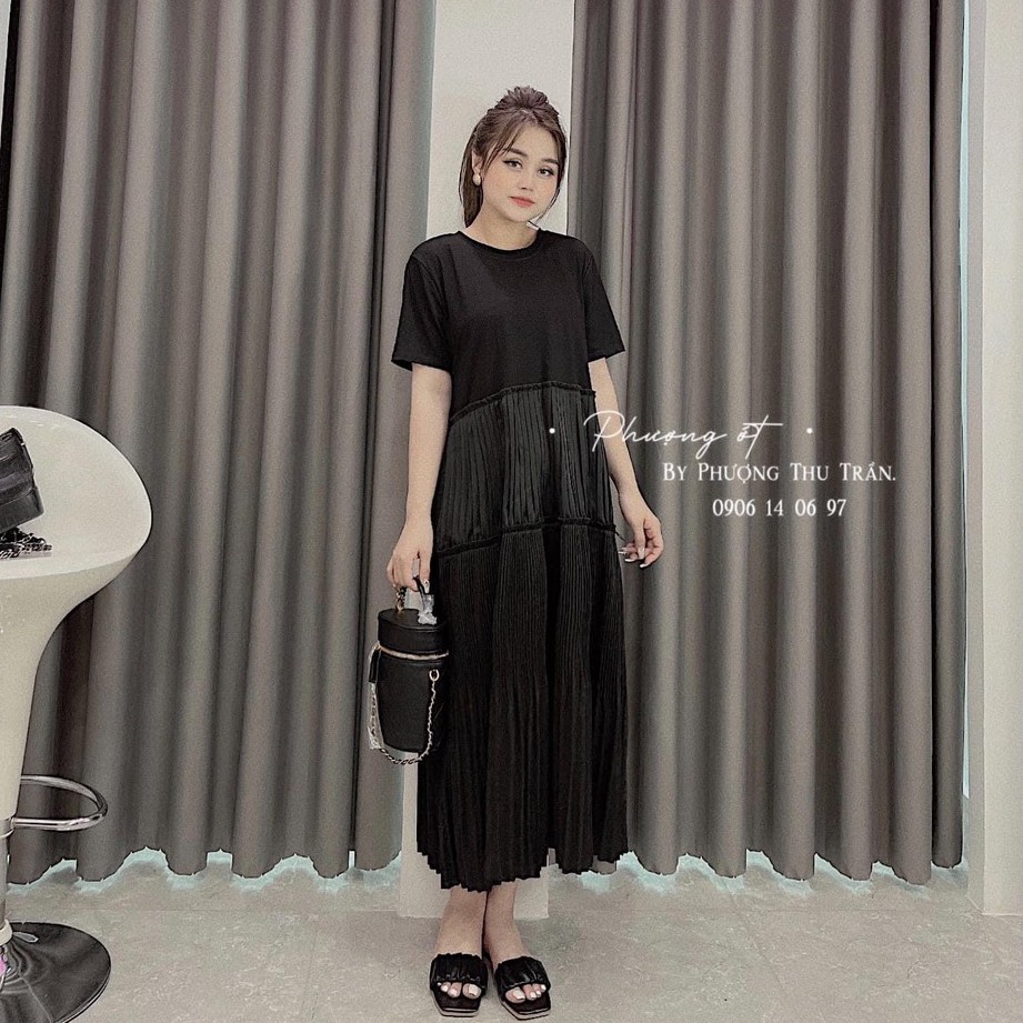 Đầm bầu váy bầu thiết kế dáng suông 40-65kg