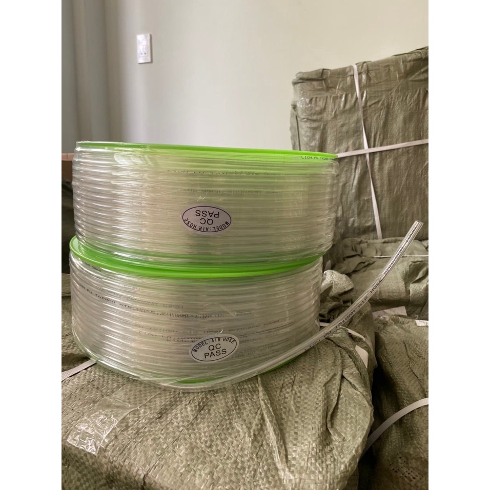 DÂY HƠI PU KHÍ NÉN LION TRẮNG TRONG ỐNG 5*8MM*100m