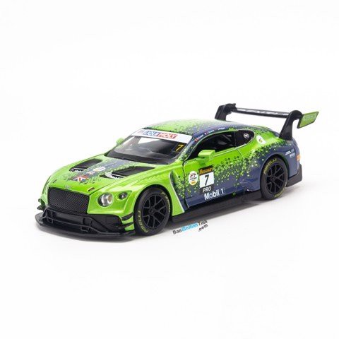 Mô hình xe Bentley Continental GT3, Bentayga, Mulsanne 1:32