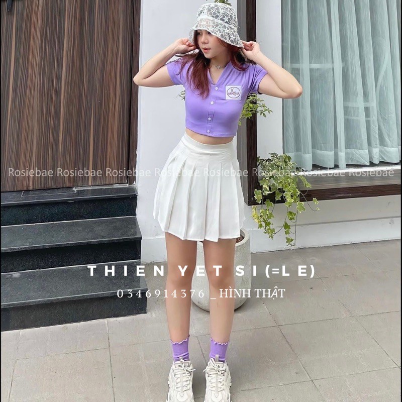 Chân váy TENNIS  giá sỉ xếp ly nữ dáng ngắn xếp ly thời trang nữ -Thiên Yết