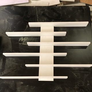 Kệ Nail gỗ để sơn móng tay trang trí tường ( hình thật )