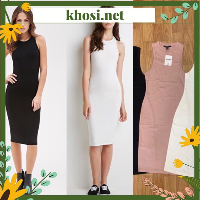 [Freeship đơn từ 0đ] 💎💎 ĐẦM BODY BA LỖ F21