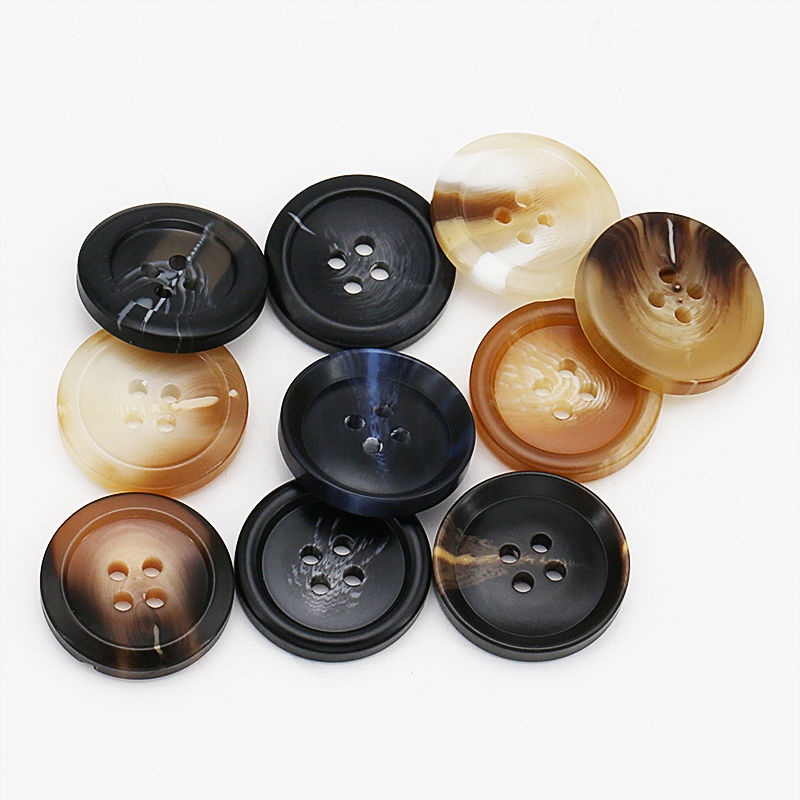 Nút nhựa resin tròn cho áo khoác / quần thông dụng cho nữ