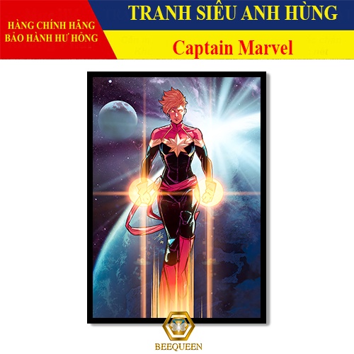 [MS26-50] Tranh Siêu Anh Hùng Captain Marvel - Đại úy Marvel