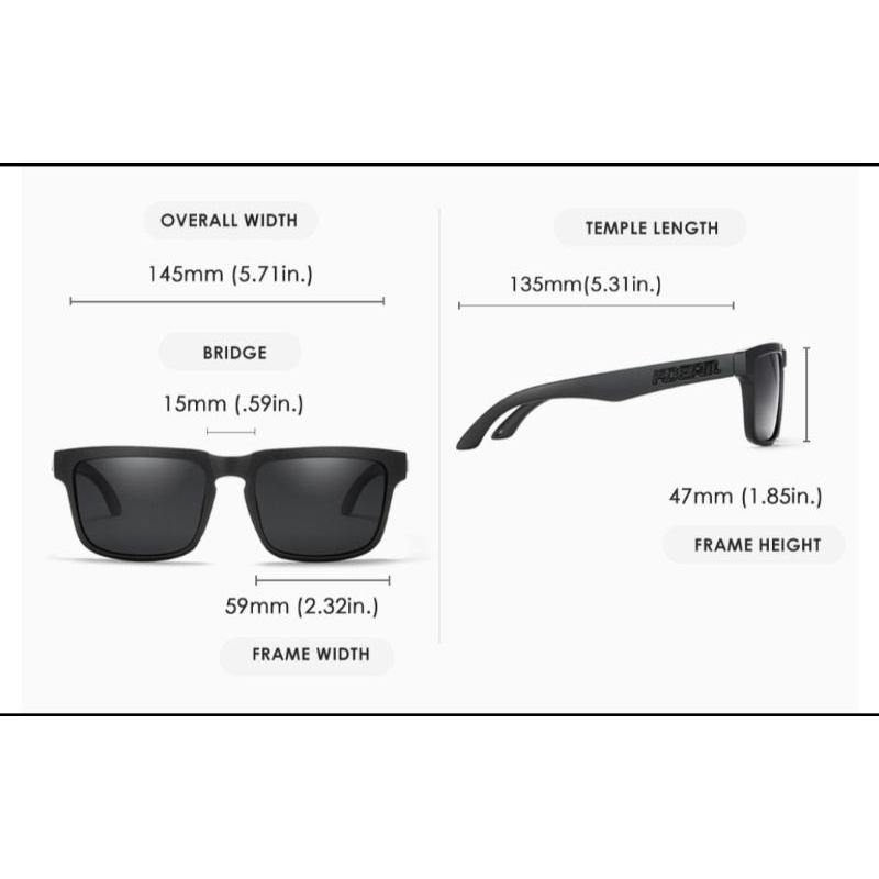 Mắt kính phân cực Kdeam .KDEAM Fashion Men Polarized Sunglasses 2023 2024 Sun Glasses Outdoor