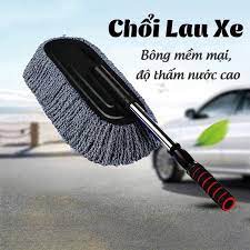 Chổi lau, quét bụi vệ sinh làm bóng ô tô Tâm Luân - CÓ TẨM DẦU BẢO VỆ SƠN XE [HÀNG CAO CẤP - LOẠI 1]