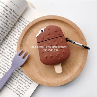Ốp que kem socola cho Airpods