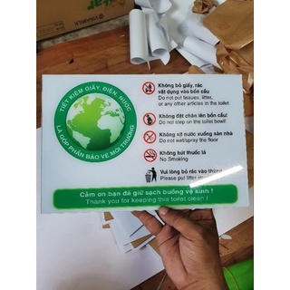 NỘI QUY WC VỆ SINH MICA