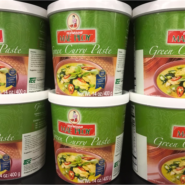 MAE PLOY Gia Vị Cary Xanh Hộp 400gr Green Cury Paste